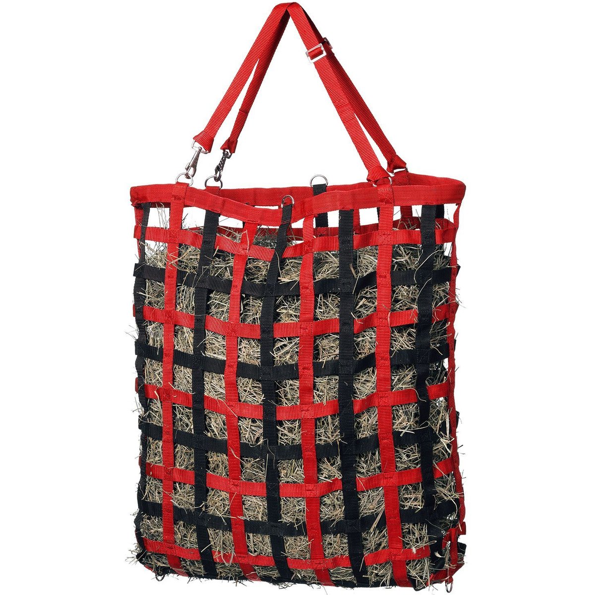 Tough1 Slow Feed Web Hay Horse Feeder, Red