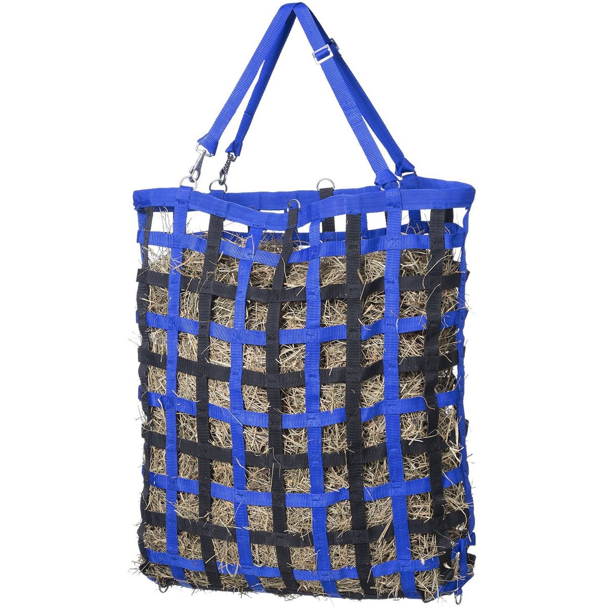 Tough1 Slow Feed Web Hay Horse Feeder, Royal Blue