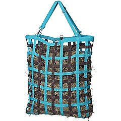 Tough1 Slow Feed Web Hay Horse Feeder, Turquoise