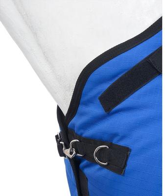 Show full view: Tough1 1200D Turnout Blanket with Belly Wrap & Snuggit, Royal Blue, 81-in slide 4 of 4