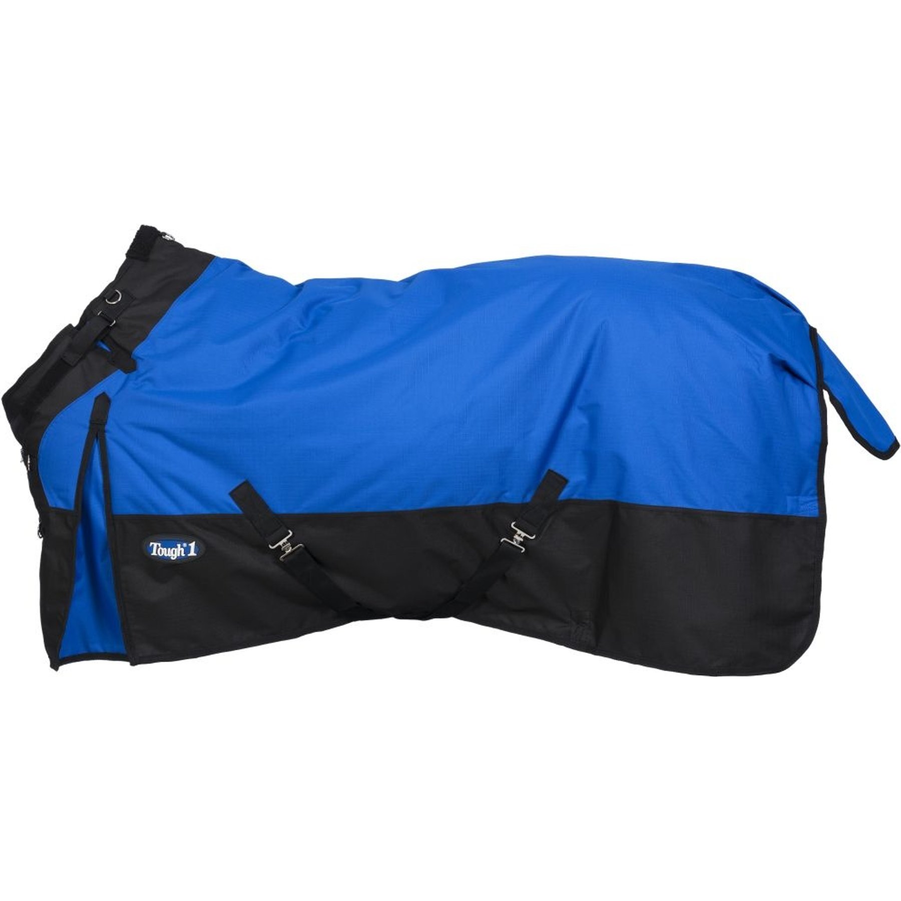 Tough1 1200D Turnout Blanket with Snuggit, 200-g, Royal Blue, 81-in
