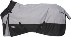 Tough1 1200D Turnout Blanket with Snuggit, 300-g, Grey, 72-in