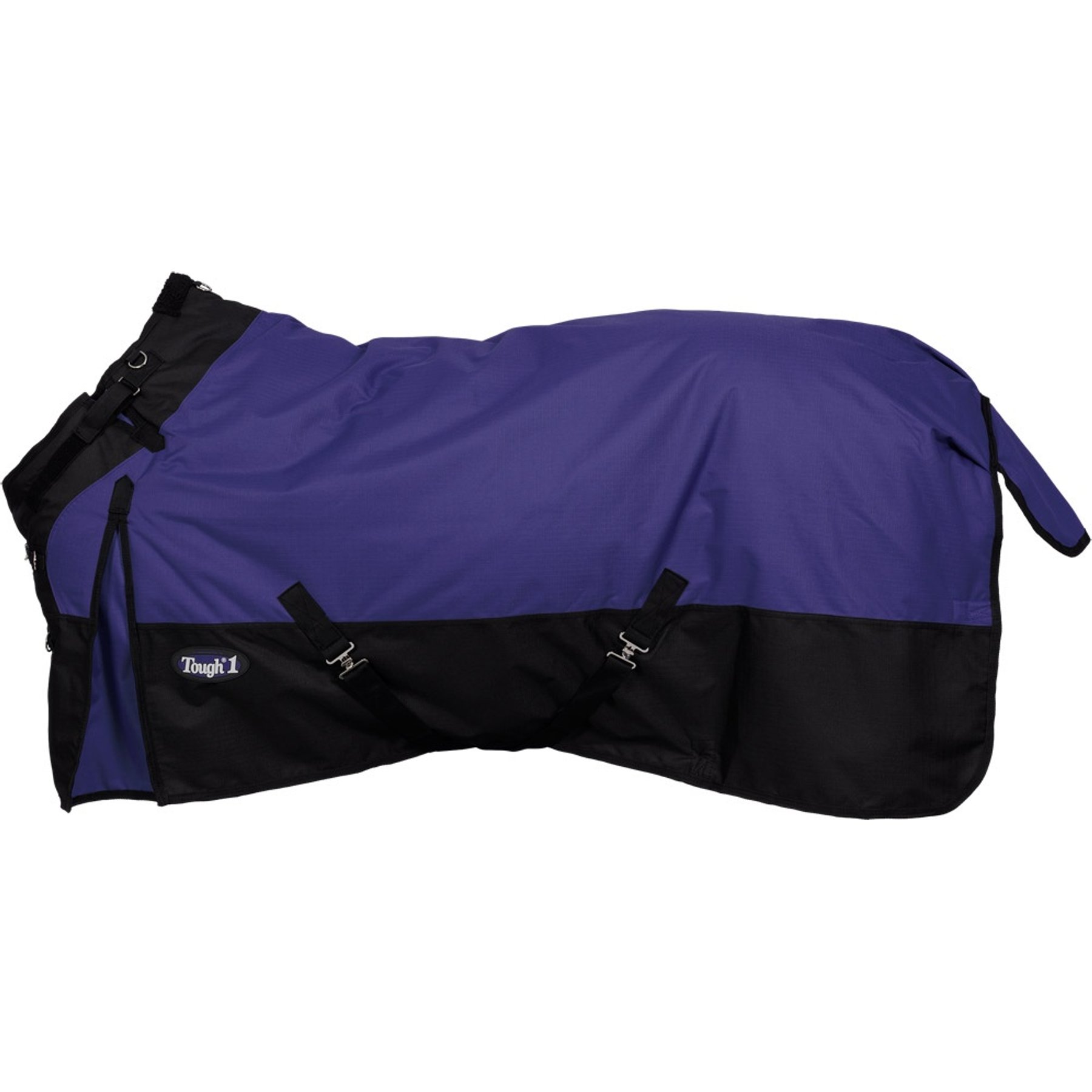 Tough1 1200D Turnout Blanket with Snuggit, 300-g, Purple, 69-in