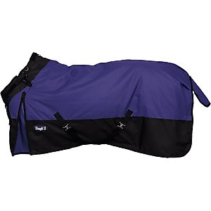 Tough1 1200D Turnout Blanket with Snuggit, 300-g, Purple, 69-in