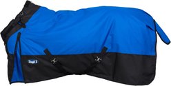 Tough1 1200D Turnout Blanket with Snuggit, 300-g, Royal Blue, 84-in