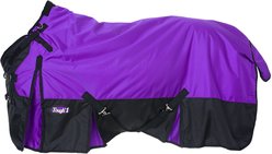 Tough1 1680D Turnout Blanket with Snuggit Neck, Purple, 69-in