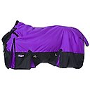 Tough1 1680D Turnout Blanket with Snuggit Neck, Purple, 78-in