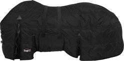 Tough1 600D Stable Blanket with Belly Wrap, Black, 75-in