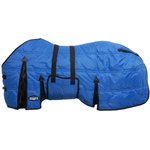 Tough 1 1200D 250g Turnout Blanket with Belly Wrap and Snuggit Neck- Blue