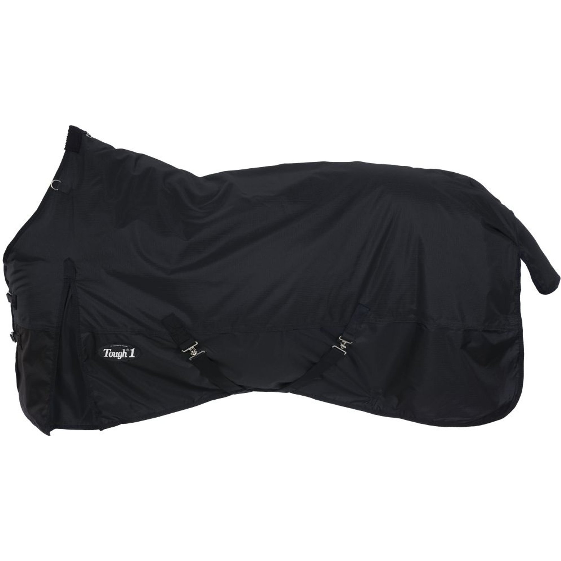 Tough1 600D Turnout Blanket, Black, 78-in