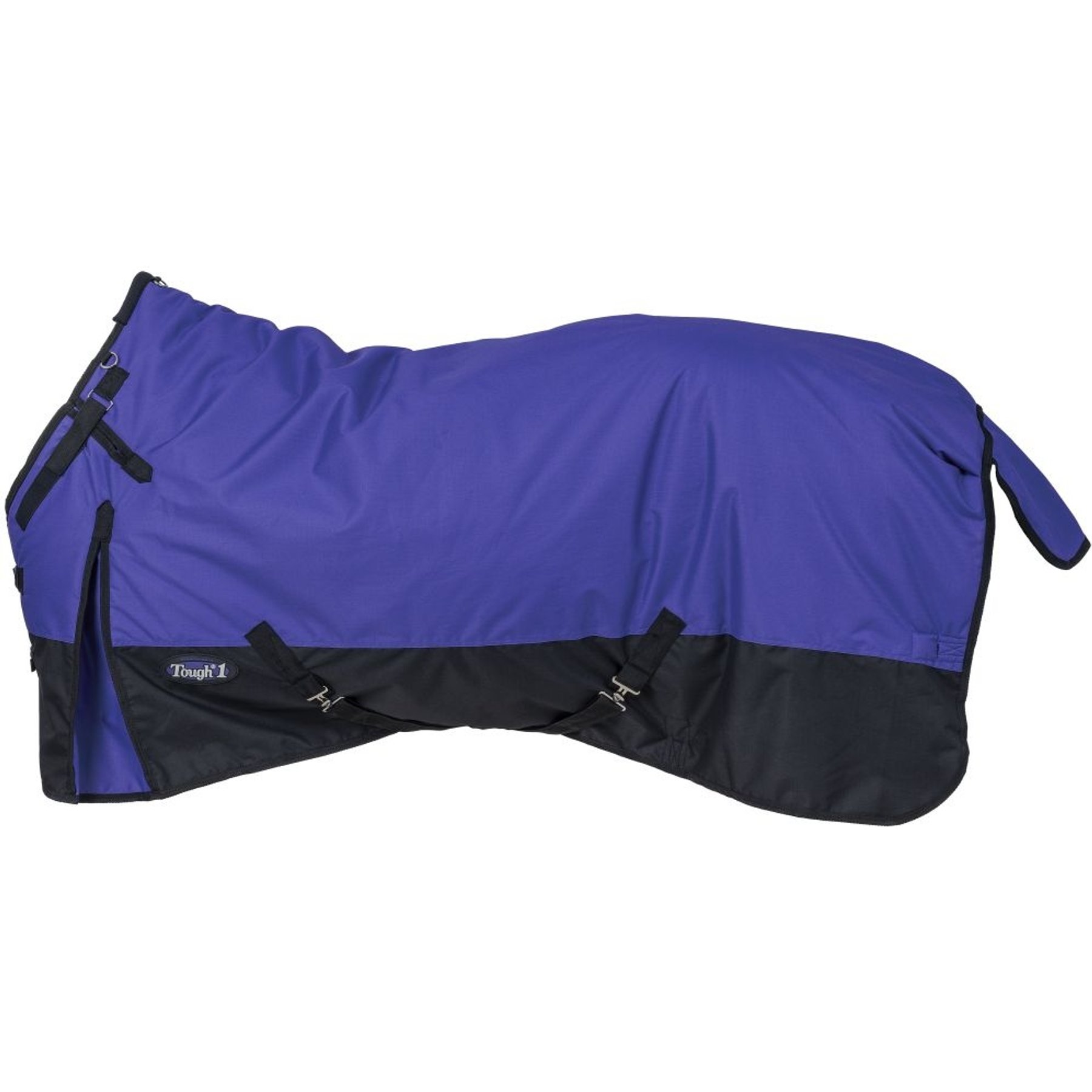 Tough1 600D Turnout Blanket with Snuggit, Purple, 78-in