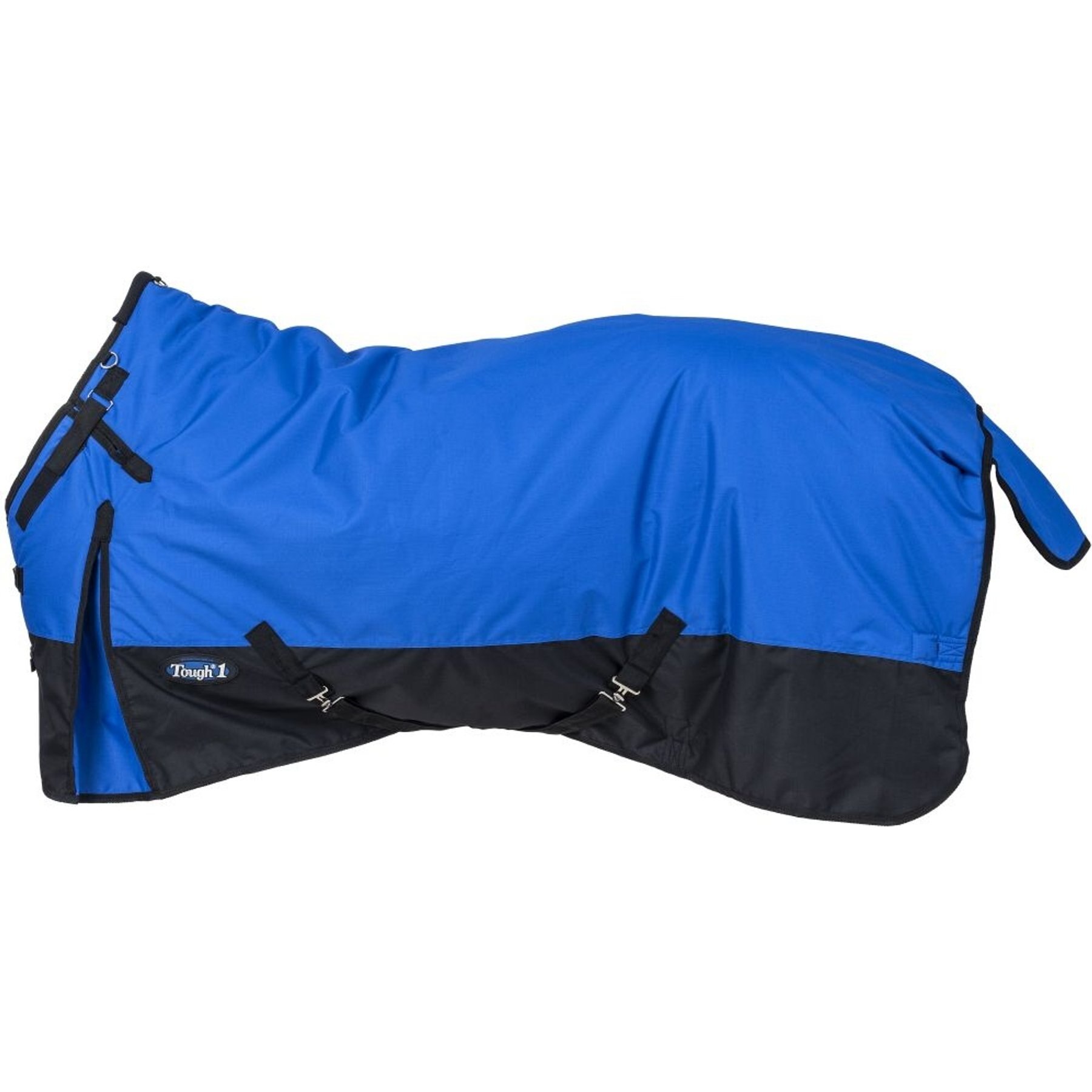 Tough1 600D Turnout Blanket with Snuggit, Royal Blue, 84-in