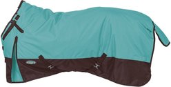 Tough1 600D Turnout Blanket with Snuggit, Turquoise, 84-in