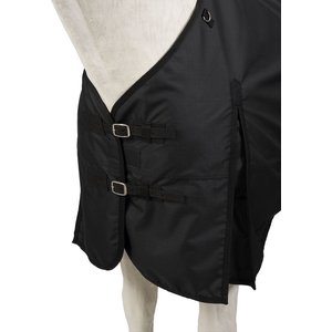 Tough1 Basics 1200D Turnout Blanket, 200-g, Black, 72-in