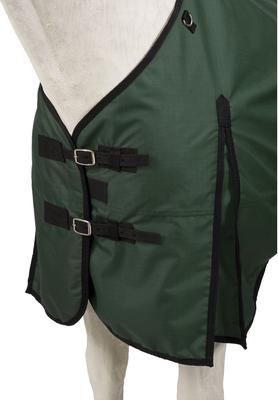 Show full view: Tough1 Basics 1200D Turnout Blanket, 200-g, Hunter Green, 84-in slide 2 of 3