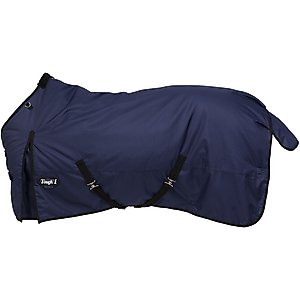 Tough1 Basics 1200D Turnout Blanket, 200-g, Navy Blue, 81-in