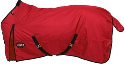 Tough1 Basics 1200D Turnout Blanket, 200-g, Red, 72-in