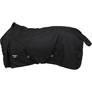 Tough1 Basics 1200D Turnout Blanket, 300-g, Black, 69-in