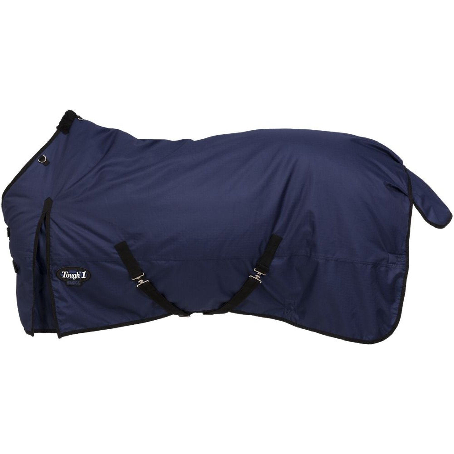 Tough1 Basics 1200D Turnout Blanket, 300-g, Navy Blue, 69-in
