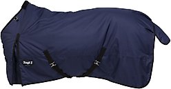 Tough1 Basics 1200D Turnout Blanket, 300-g, Navy Blue, 81-in