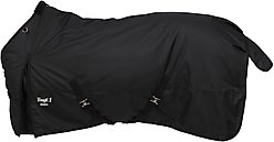 Tough1 Basics 600D Turnout Blanket, 250-g, Black, 75-in