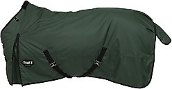 Tough1 Basics 600D Turnout Blanket, 250-g, Hunter Green, 81-in