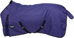 Tough1 Basics 600D Turnout Blanket, 250-g, Purple, 69-in