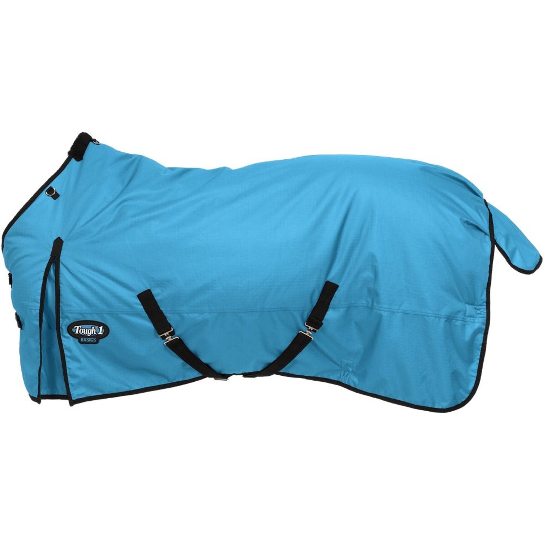 Tough1 Basics 600D Turnout Blanket, 250-g, Turquoise, 69-in