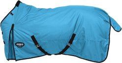 Tough1 Basics 600D Turnout Blanket, 250-g, Turquoise, 84-in