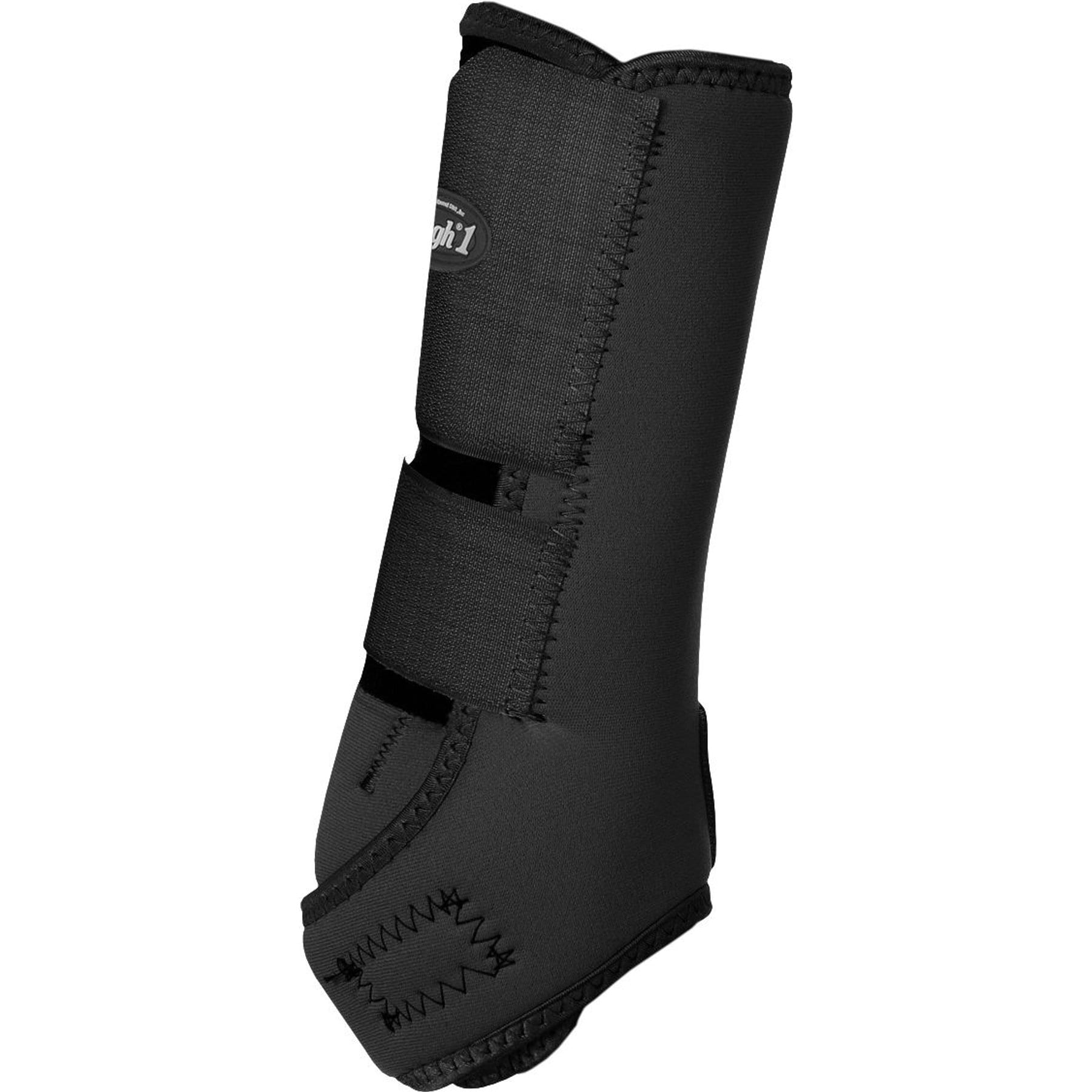 Tough1 Economy Rear Horse Sport Boots, Black, Medium