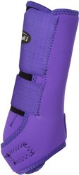 Tough1 Economy Vented Horse Sport Boots Set, Medium, Purple