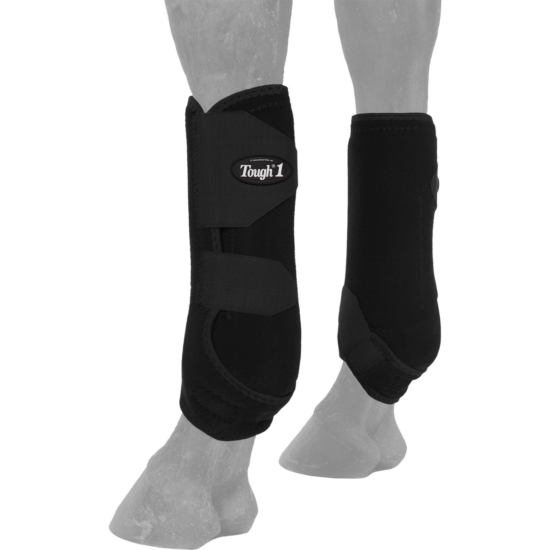 Tough1 Extreme Vented Front Horse Sport Boots, Black, Large