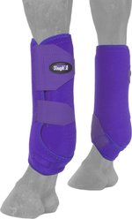 Tough1 Extreme Vented Front Horse Sport Boots, Purple, Large
