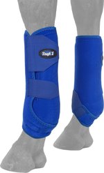 Tough1 Extreme Vented Front Horse Sport Boots, Royal Blue, Medium
