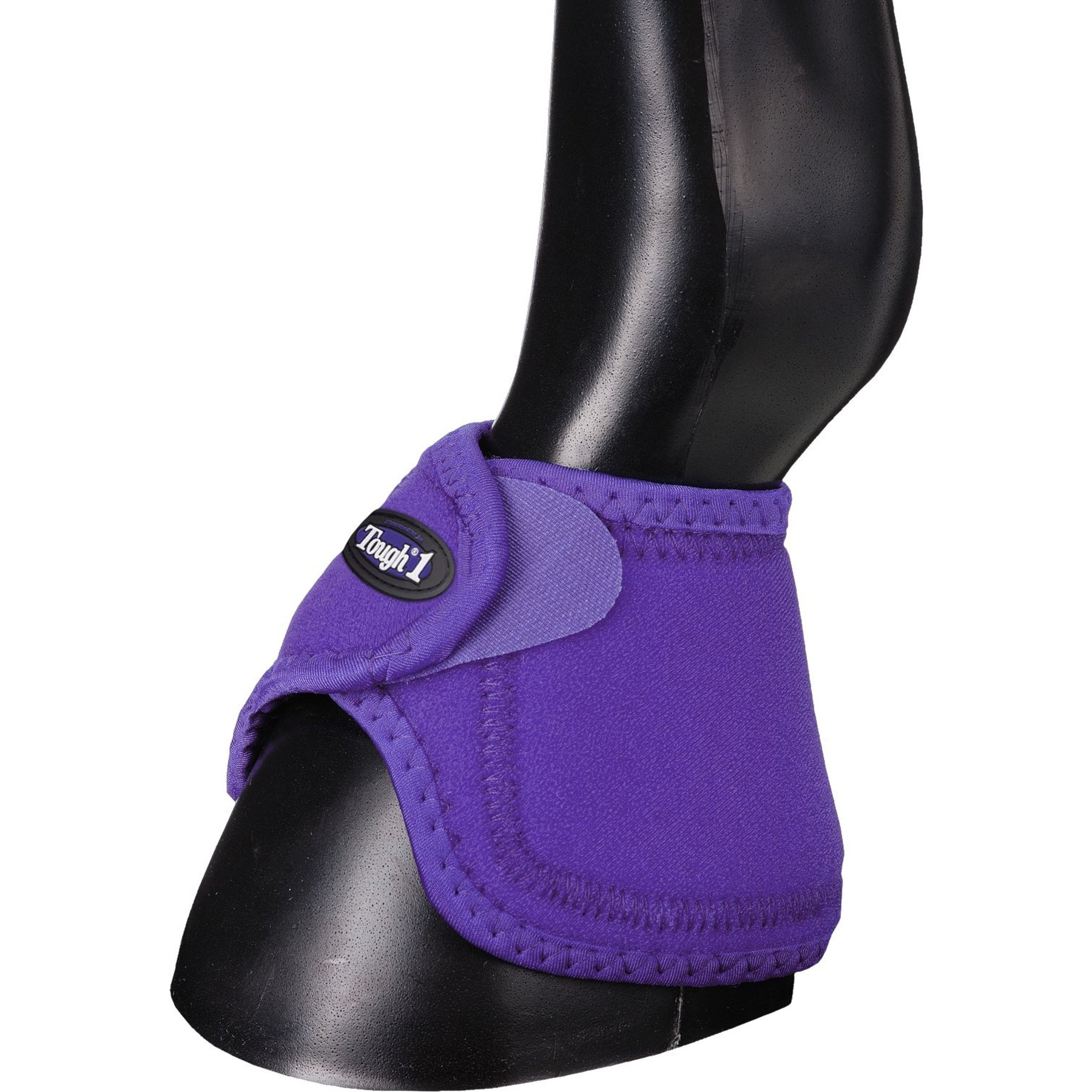 Tough1 No Turn Horse Bell Boots, Purple, Small