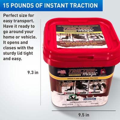 Show full view: Traction Magic Anti Slip Agent Dog & Cat Poop Bags, 15-lb bucket, 2 count slide 6 of 8