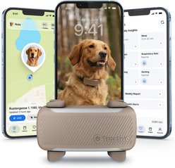 Tractive Collar Attachment Smart Dog GPS Tracker with Virtual Fence, X-Large, Brown