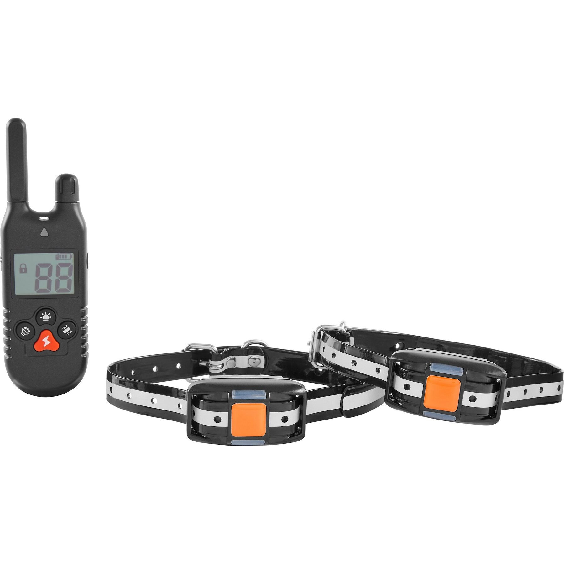 Trainer Dog Collar, Waterproof & Rechargeable with 430 Yards Range, 2 Collars, TPU