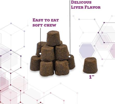 Show full view: TranQuil Chews Calming Dog Supplement, 60 count slide 7 of 9