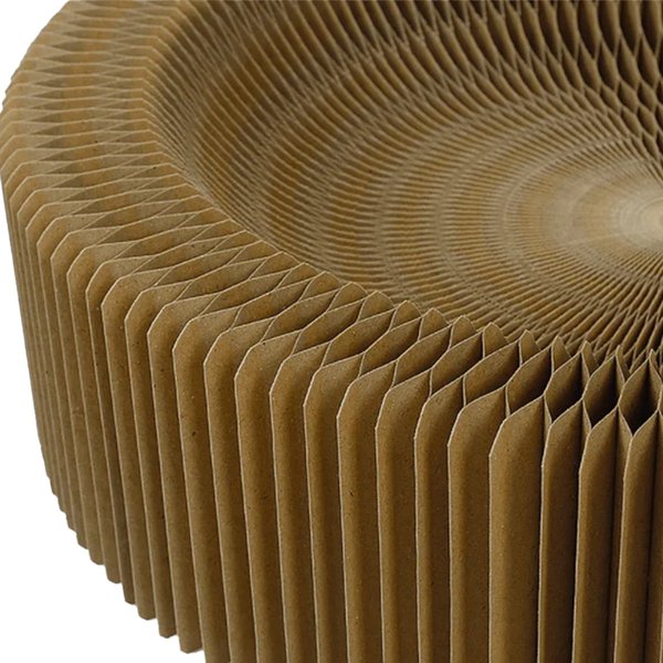Show full view: Travel Cat Accordion Cardboard Cat Bed & Scratcher, Brown slide 4 of 7