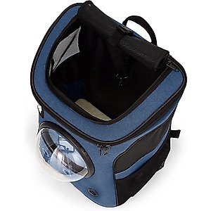 Travel Cat Fat Cat Airline Approved Bubble Backpack Cat Carrier, Navy