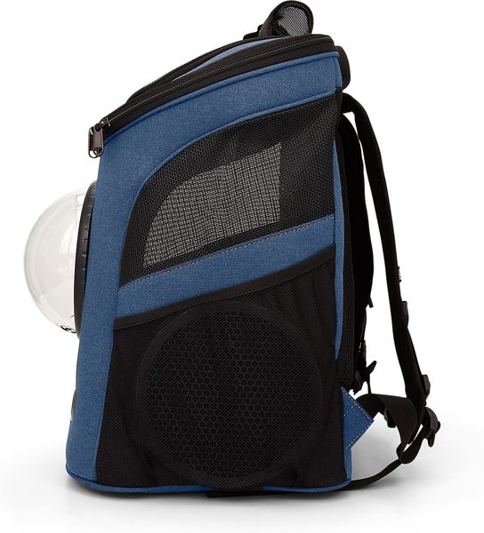 Travel Cat Fat Cat Airline Approved Bubble Backpack Cat Carrier, Navy