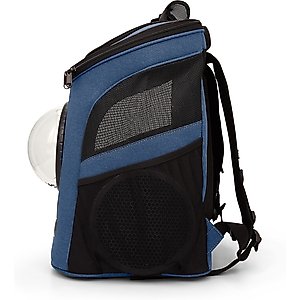 Travel Cat Fat Cat Airline Approved Bubble Backpack Cat Carrier, Navy