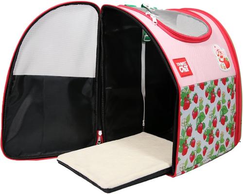 Show full view: Travel Cat Strawberry Shortcake Airline Approved Cat Backpack, Multicolored slide 3 of 11