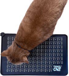 Travel Cat The Nice & Tidy Food & Water Feeding Cat Placemat