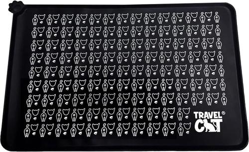 Show full view: Travel Cat The Nice & Tidy Food & Water Feeding Cat Placemat slide 2 of 6