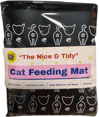 Show full view: Travel Cat The Nice & Tidy Food & Water Feeding Cat Placemat slide 4 of 6