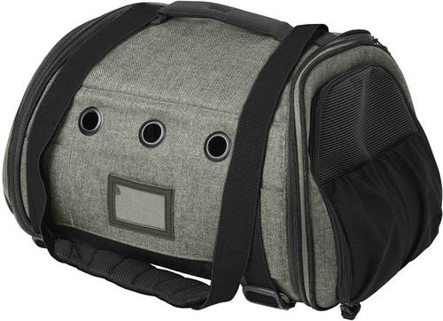 Show full view: Travel Cat The Transpurrter Airline Approved Backpack Cat Carrier, Heather Grey slide 3 of 9