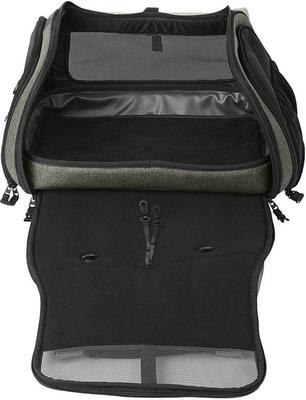 Show full view: Travel Cat The Transpurrter Airline Approved Backpack Cat Carrier, Heather Grey slide 4 of 9