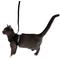 Show in main carousel: Travel Cat The True Adventurer Reflective Cat & Kitten Harness & Leash, Black, Small slide 7 of 12